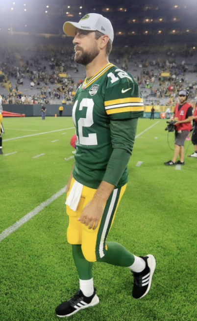 Aaron Rodgers Walking Away